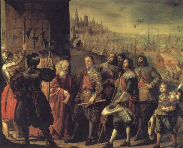 PEREDA, Antonio de The Relief of Genoa Norge oil painting art